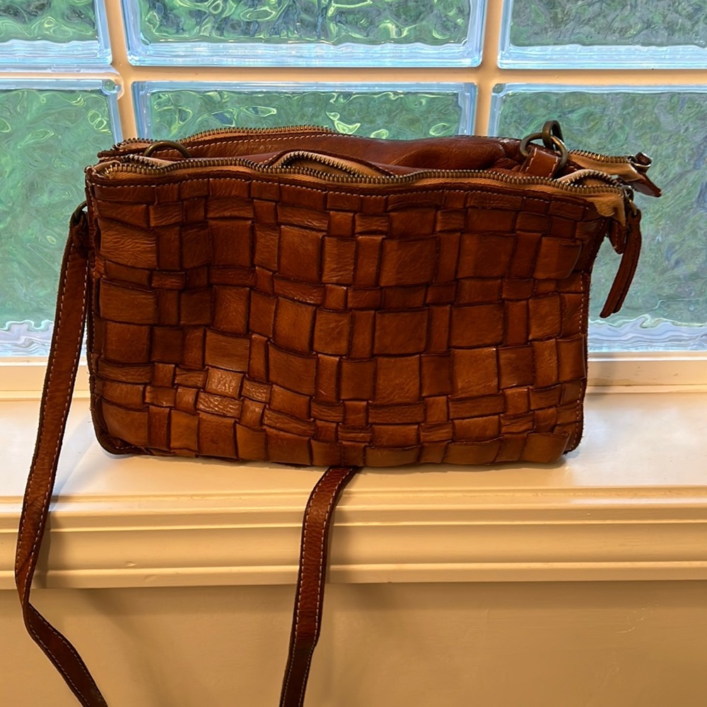 Costanza Rota Italian Leather Crossbody Purse/Satchel